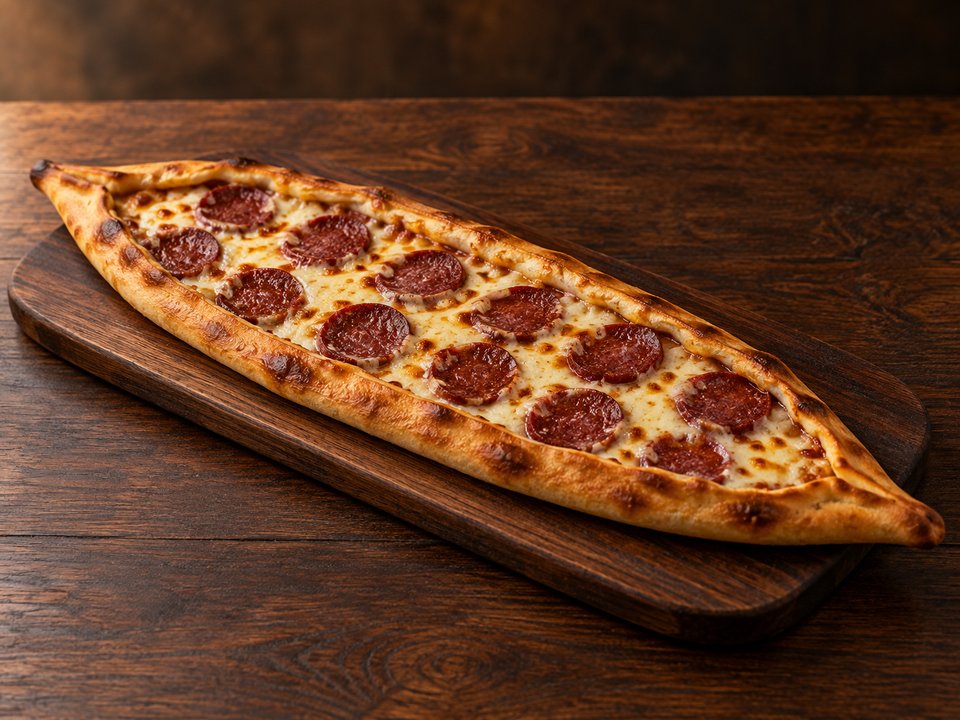 Sucuk Kaşarlı Pide